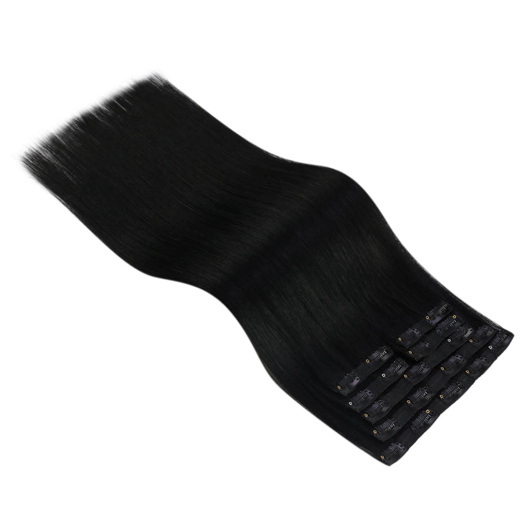 seamless hair extensions clip in