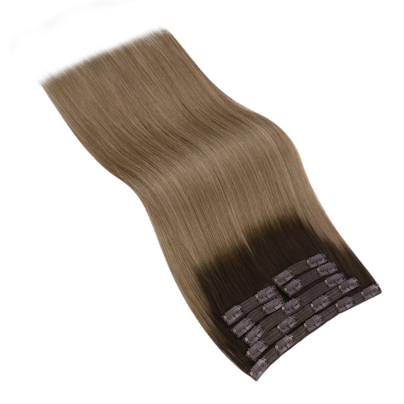 one piece human hair clip in extensions