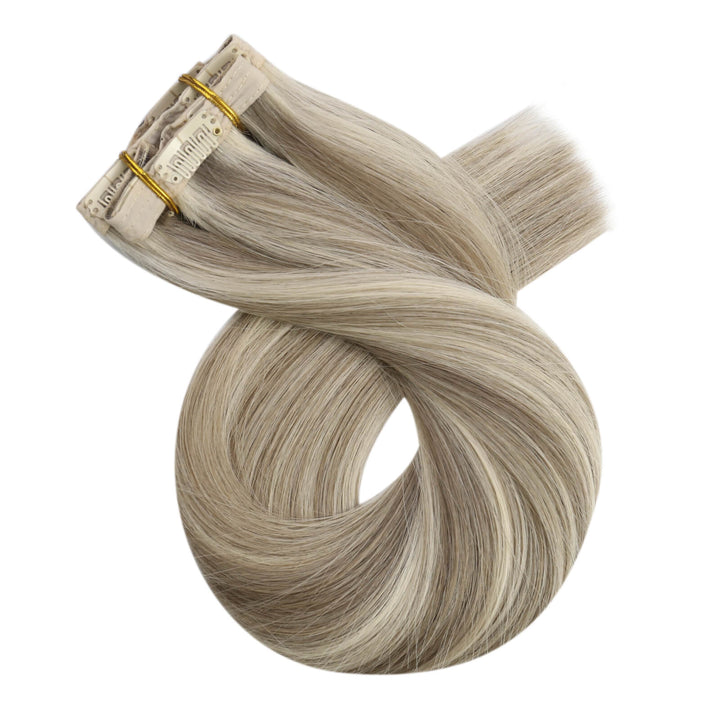 ombre clip in human hair extensions