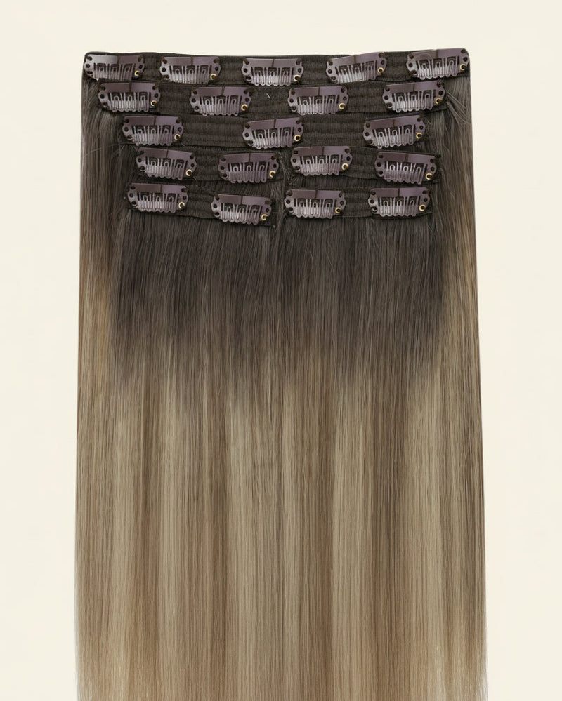 ombre clip in hair extensions