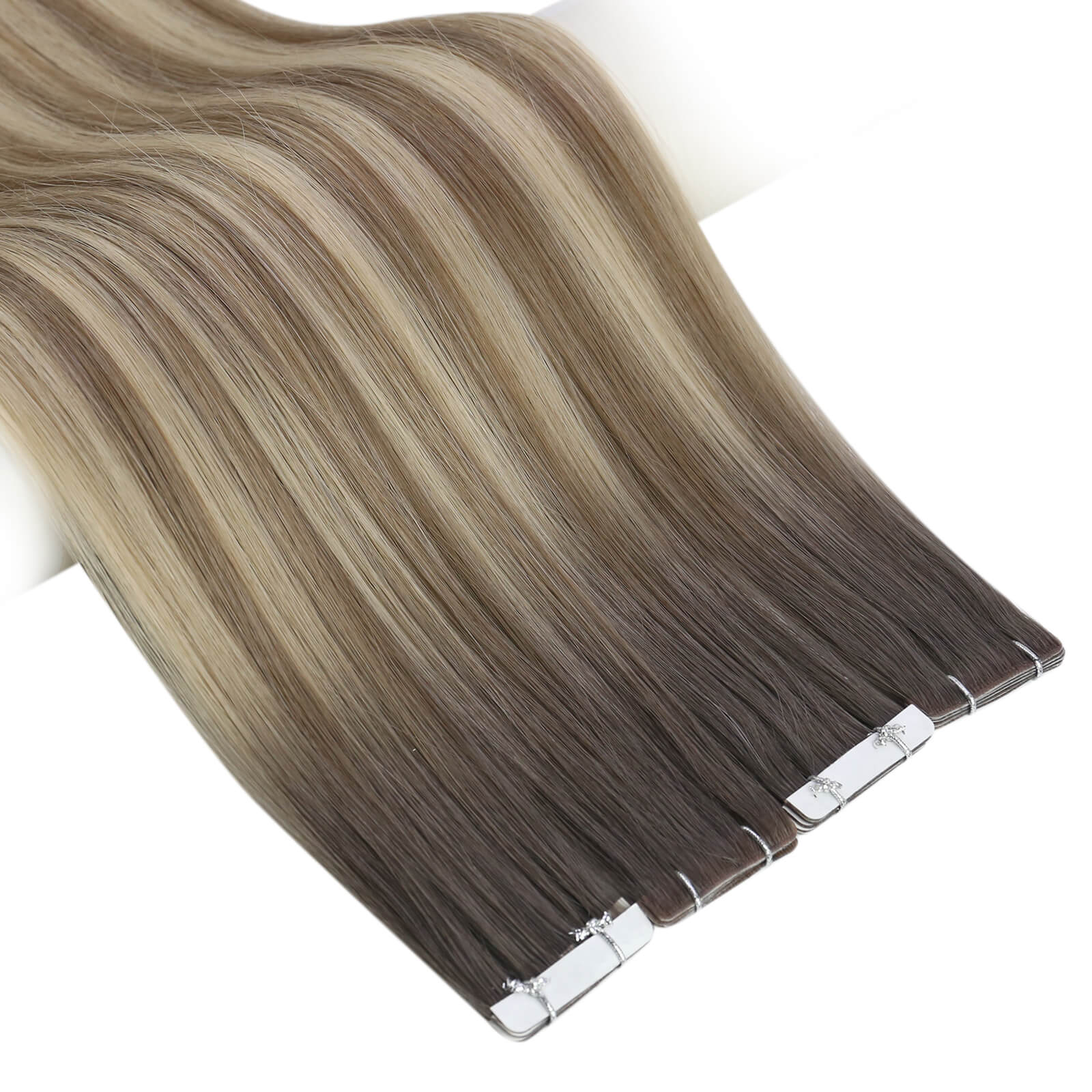 Invisible Injection Tape in Hair Extensions 100% Real Human Hair for Women #5/7/20