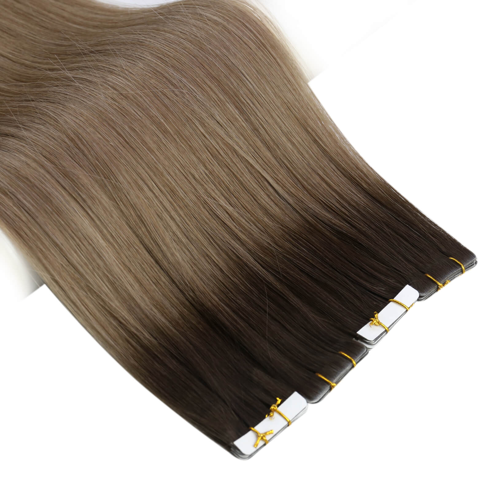 Invisible Injection Tape in Hair Extensions 100% Real Human Hair for Women #R2/DXB/18