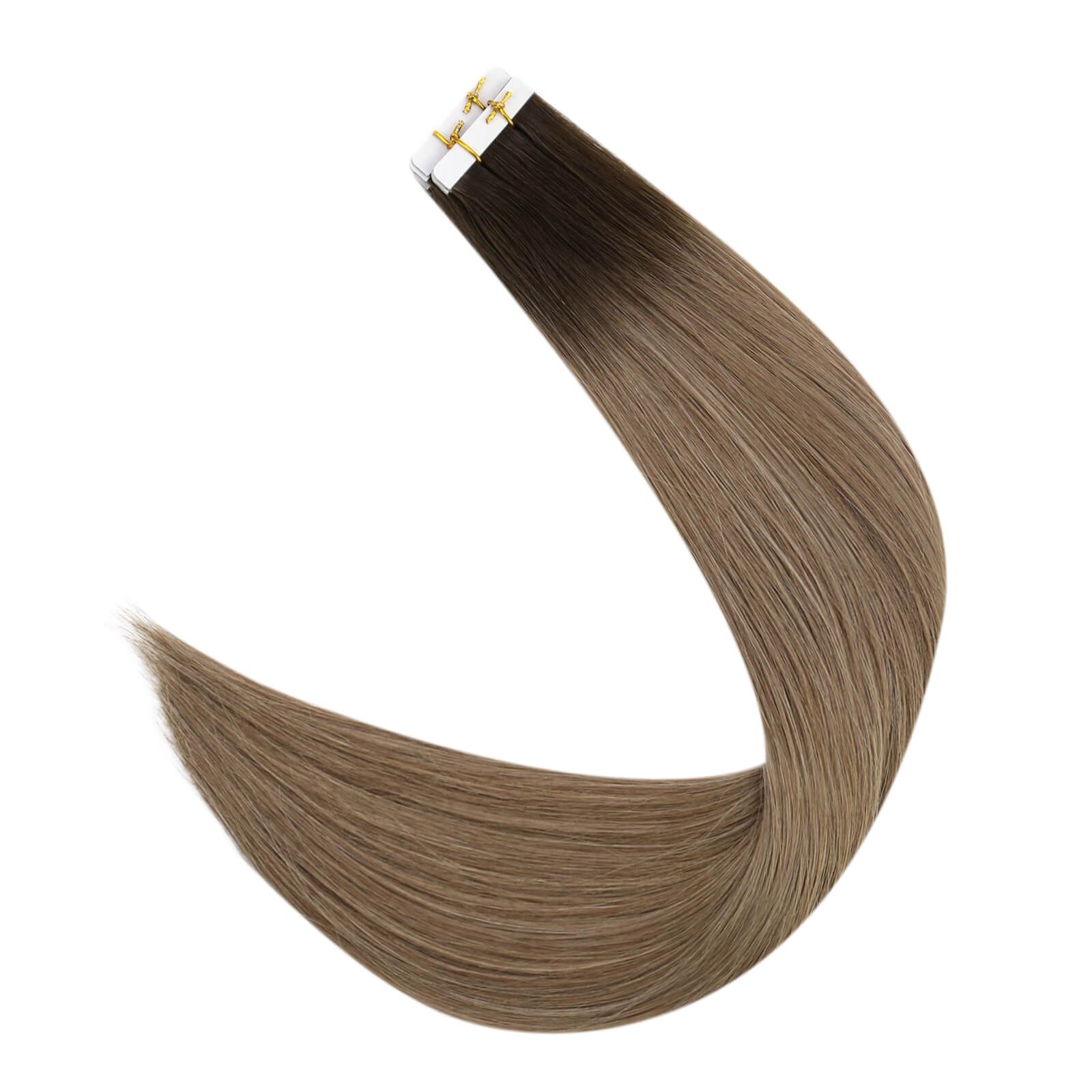 Tape in Hair Extensions Balayage Real Human Virgin Hair Extensions#R2/DXB/18