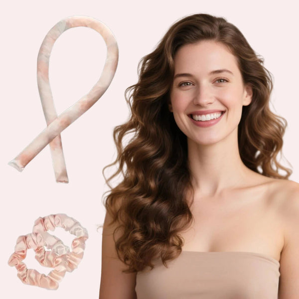 No damage-no heat curling rod