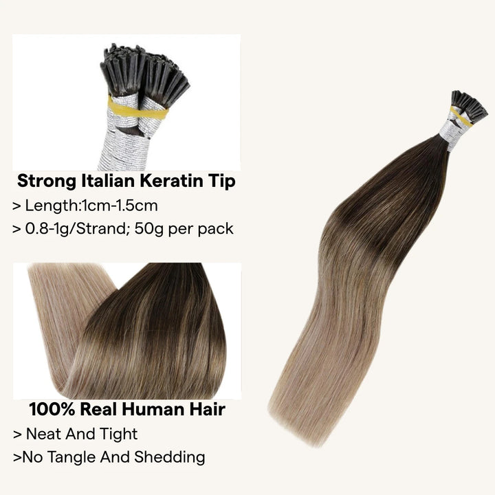 Balayage Brown to Blonde  Hair Extensions