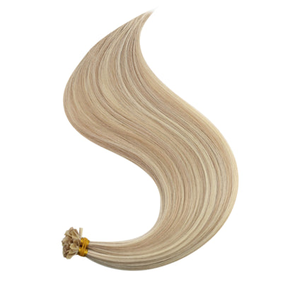K-Tip Nail Tip Hair Extensions Human Virgin Hair Keratin Hair  #P18/613