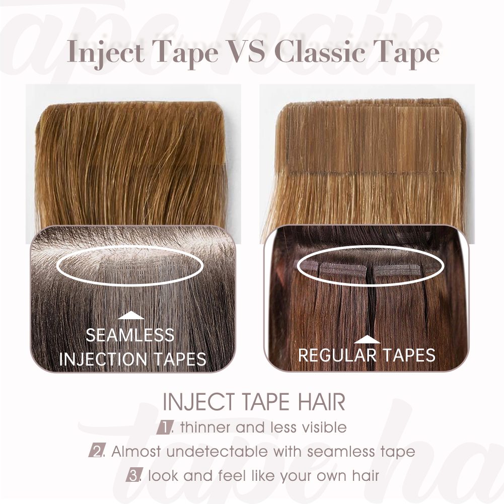 [SALE] Vivien Flower Injection Tape in Extensions Virgin Human Hair Highlights(#P19/60)-Flower Injection Tape in extension-Vivien