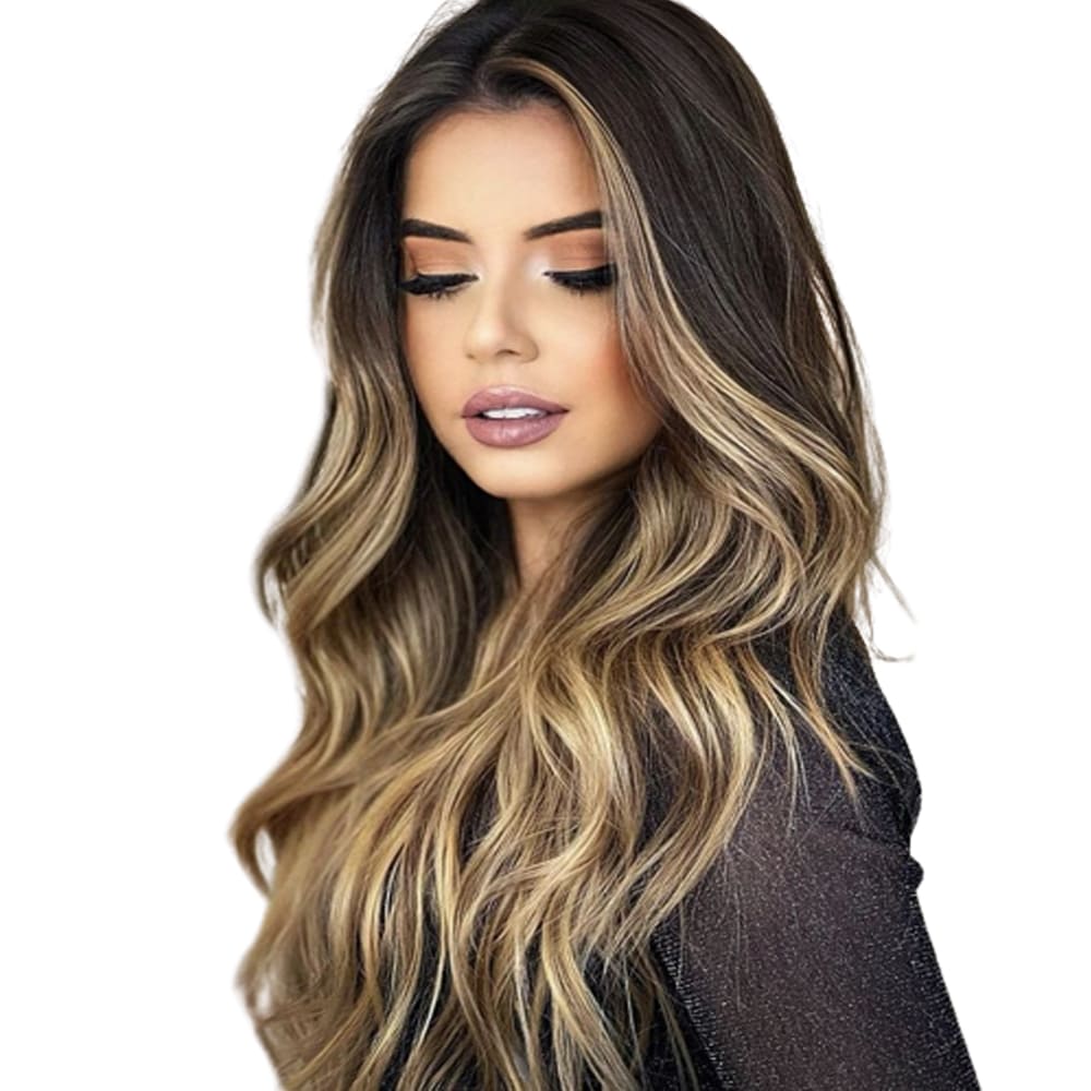 toppers hair pieces-balayage-brown