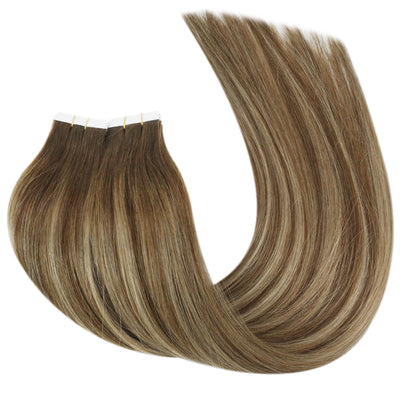 virgin natural tape natural human hair extensions