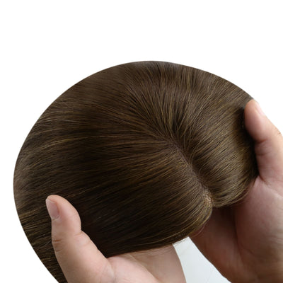 hair topper balayage brown virgin