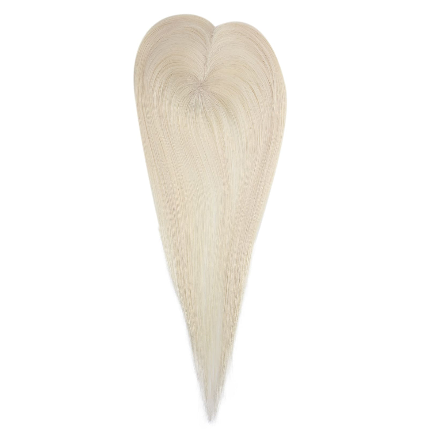 affordable hair toppers-Women’s light blonde hair topper for everyday wear