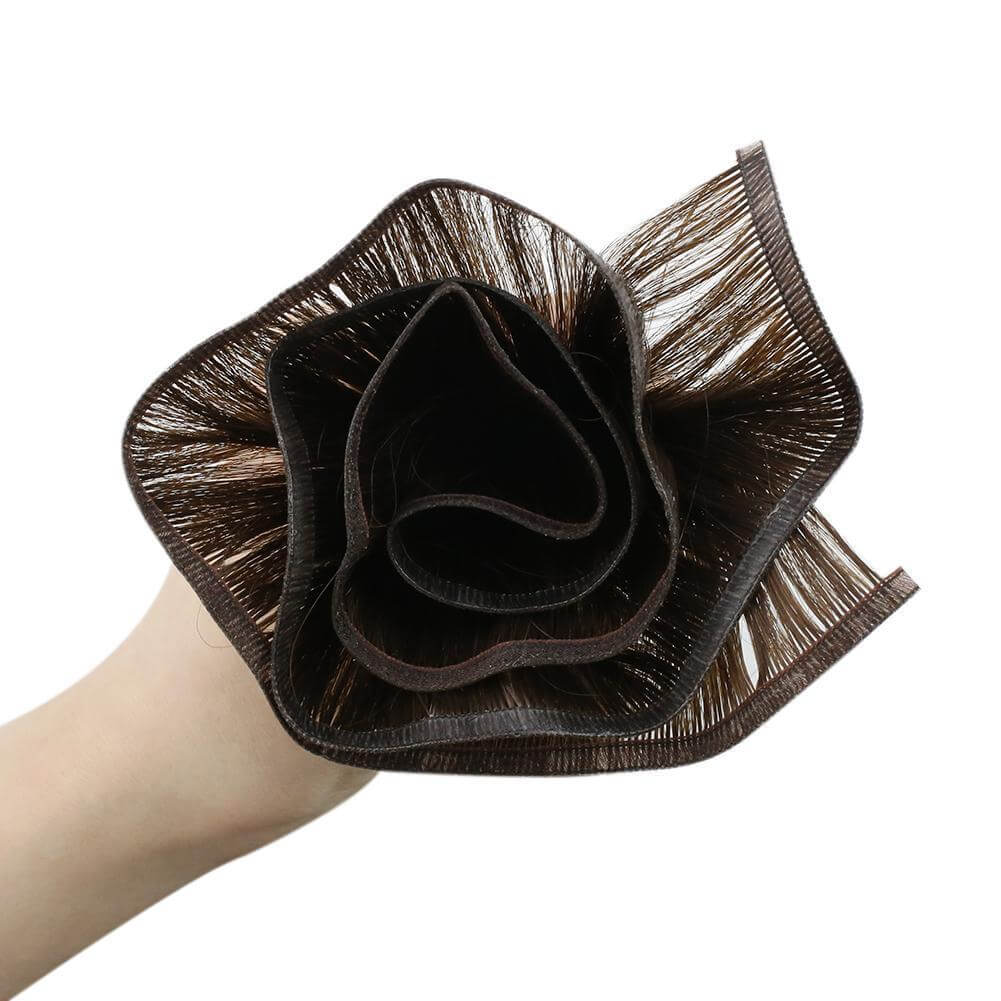 human hair virgin hair weft extensions sew in
