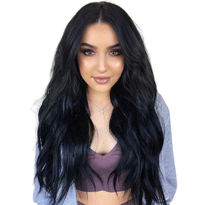 human hair toppers-Off black base topper for aging or postpartum hair loss