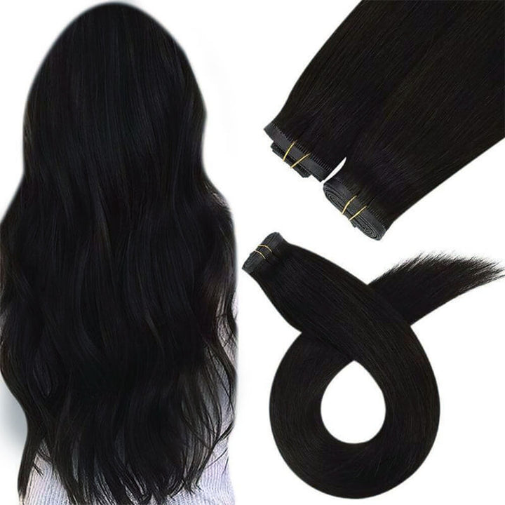 human hair weft weave human hair bundles extensions