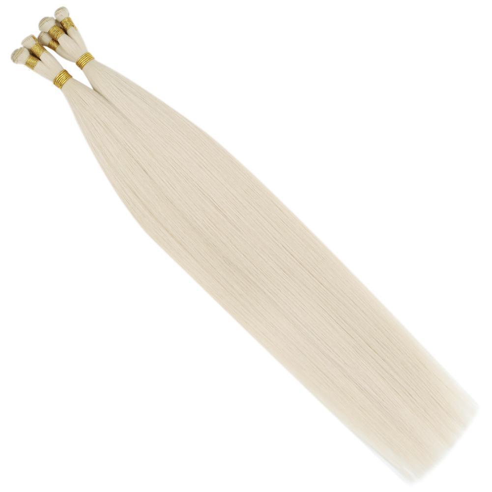Hand Tied Hair Extensions Straight Hair Bundles