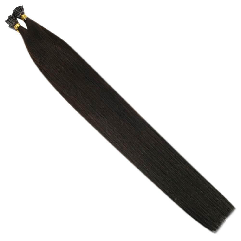 i tip hair extensions human hair chocolate brown
