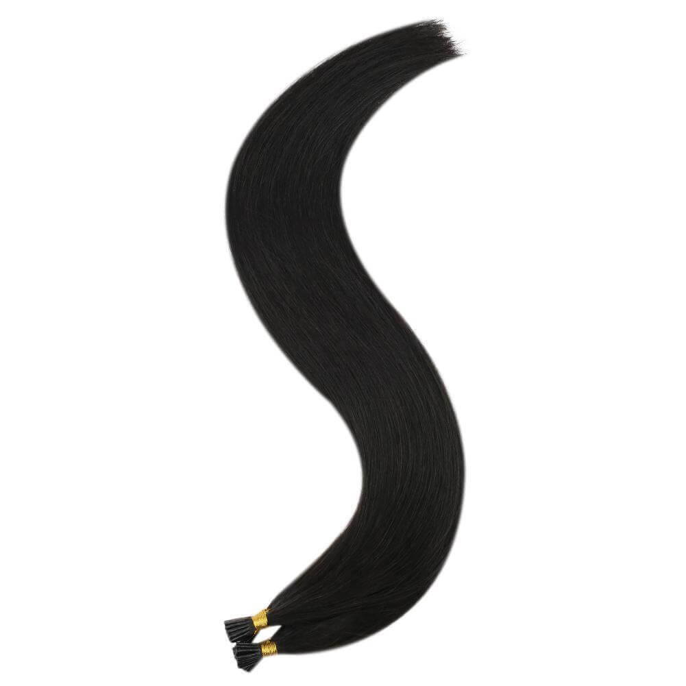 virgin i tip hair fusion extensions 100% real hair
