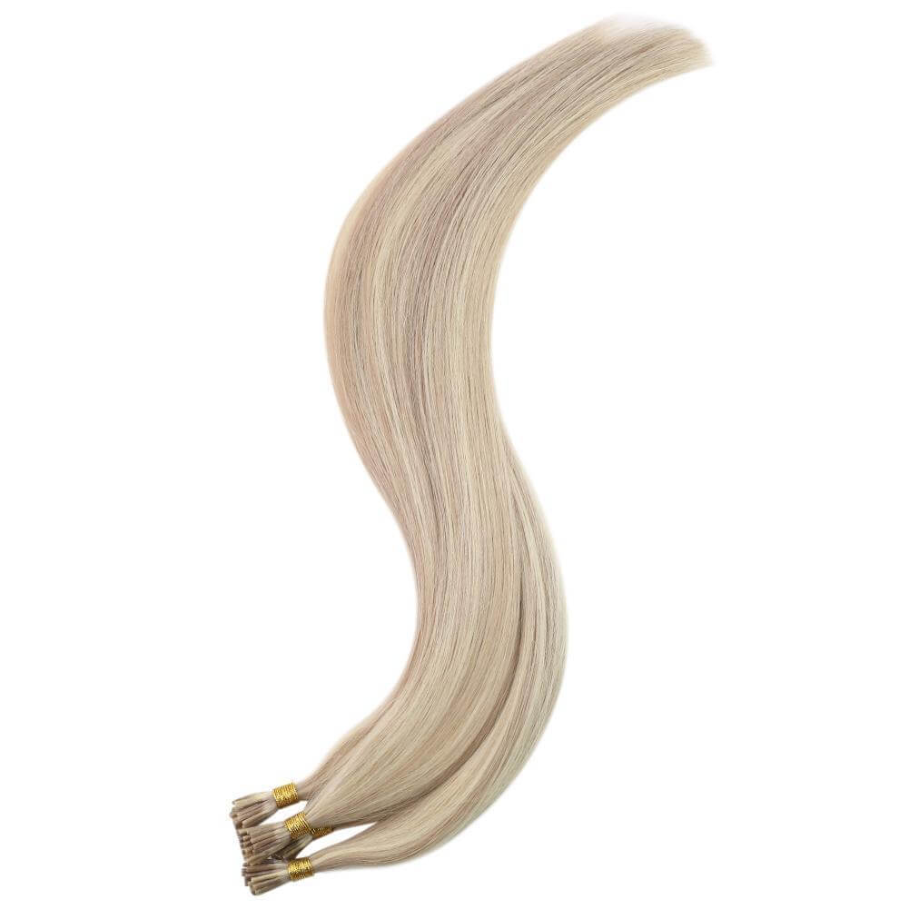 i tip in natural virgin human hair extensions