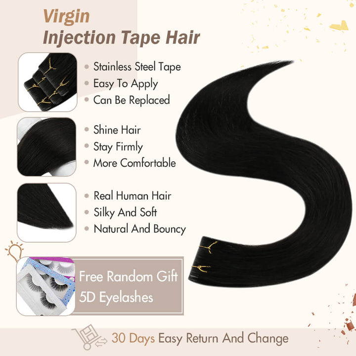seamless tape in hair extensions real human hair