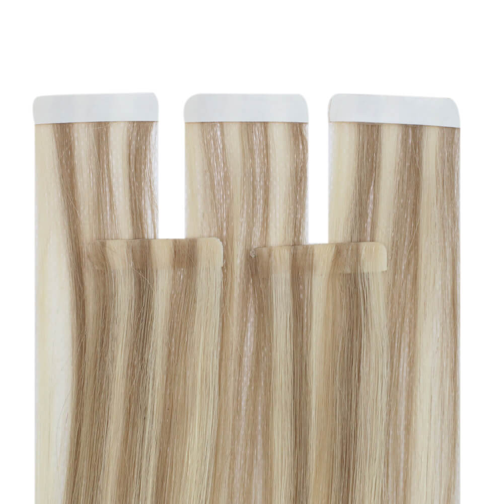 tape in balayage hair extensions soft human hair