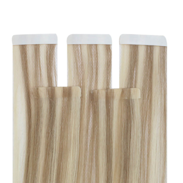 tape in balayage hair extensions soft human hair