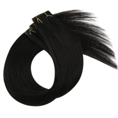 seamless tape in hair extensions 100% real human hair