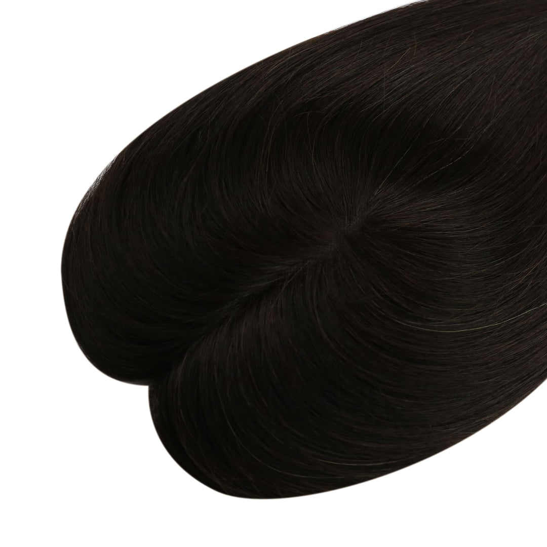 hair topper without bangs