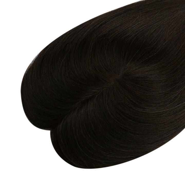 hair topper without bangs