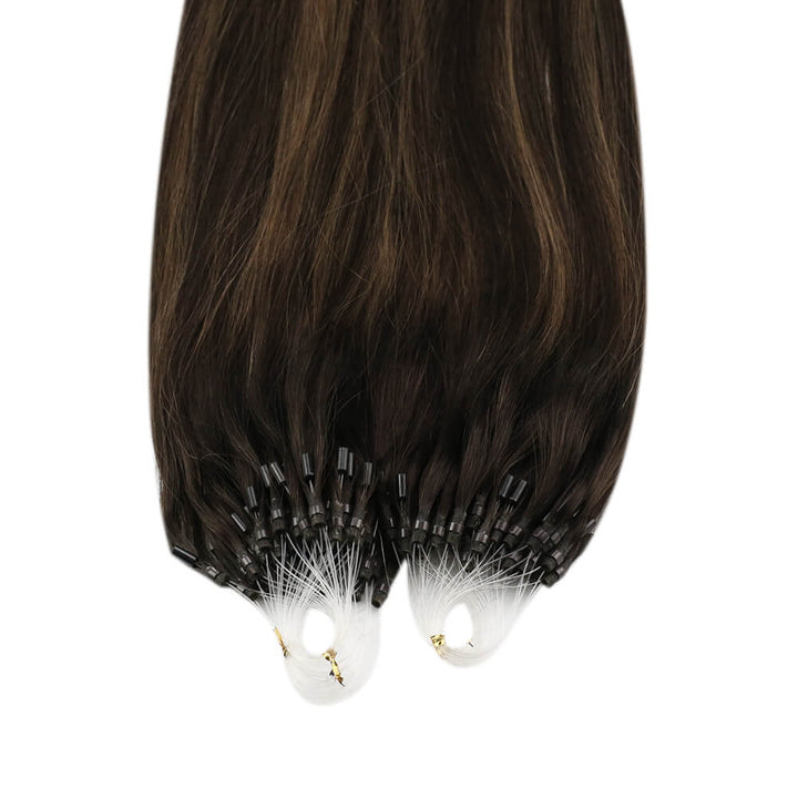 invisible micro loop hair extensions 100% real  human hair