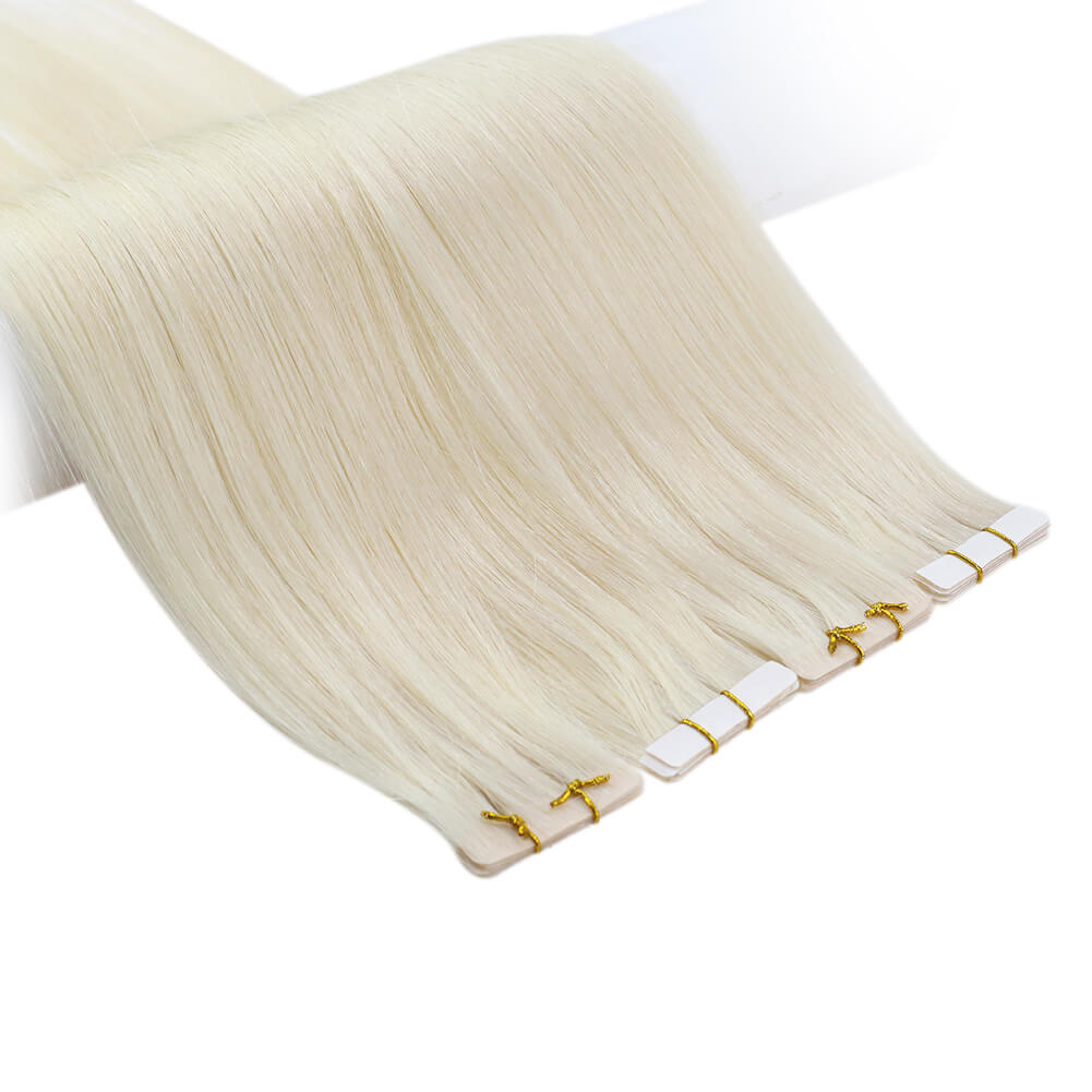 virgin hair extensions tape in 100% human hair