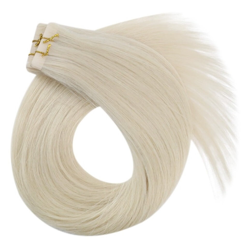 virgin hair extensions tape in human real hair