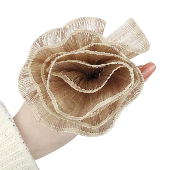hair weft extensions blonde natural virgin hair
