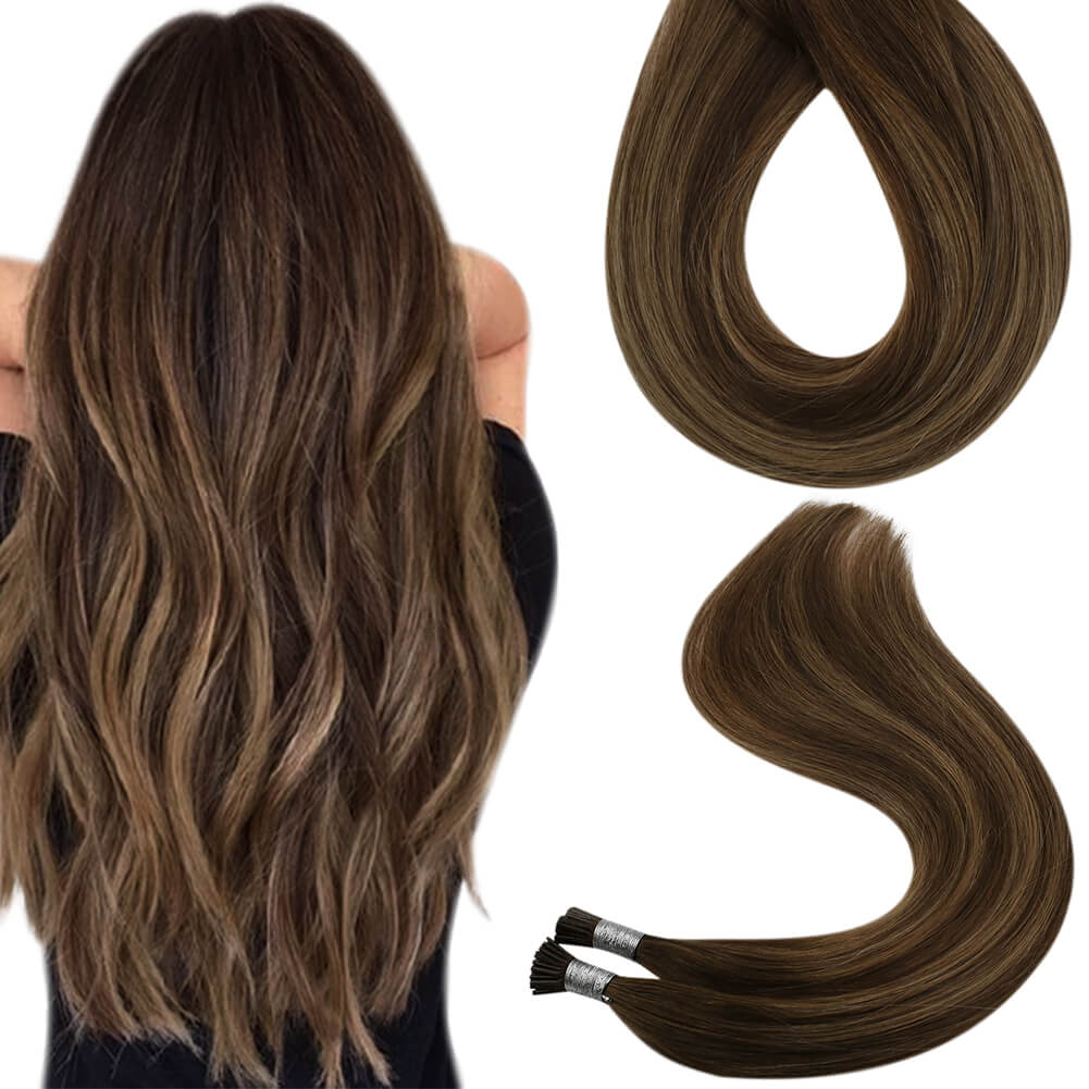 i tip extensions 100% real human hair
