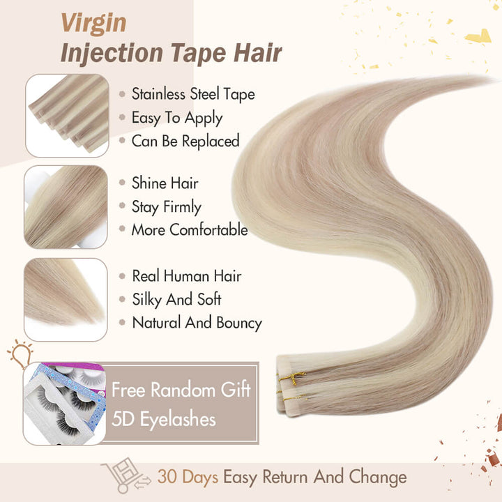 human ombre tape in hair extensions real human hair