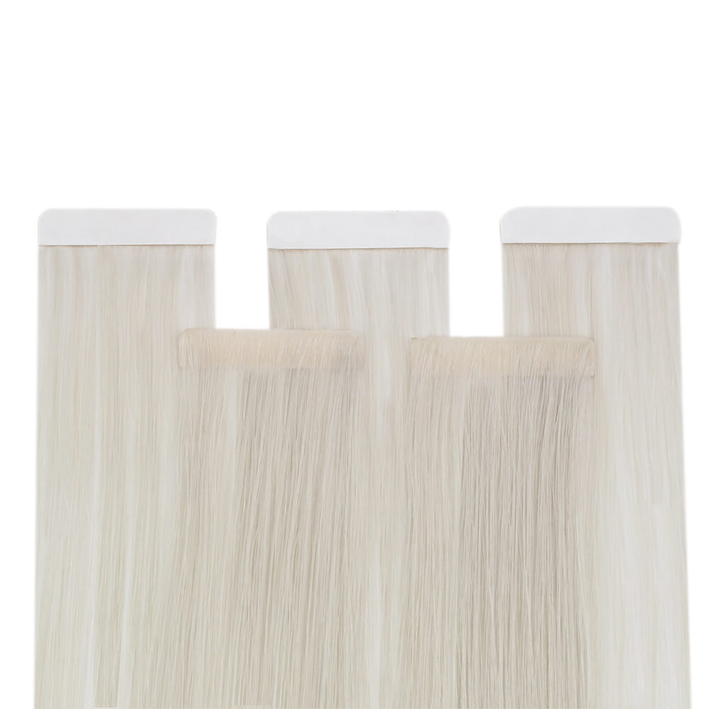 virgin+ tape in 100% soft human hair extensions