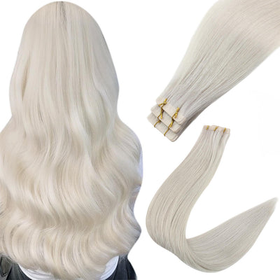 virgin+ tape in real human hair extensions