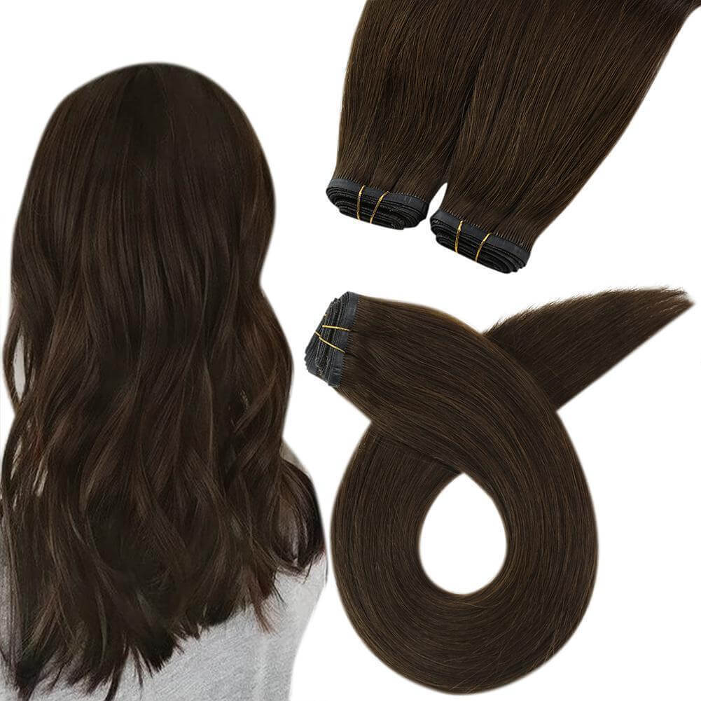 virgin weft hair human hair bundles straight extensions