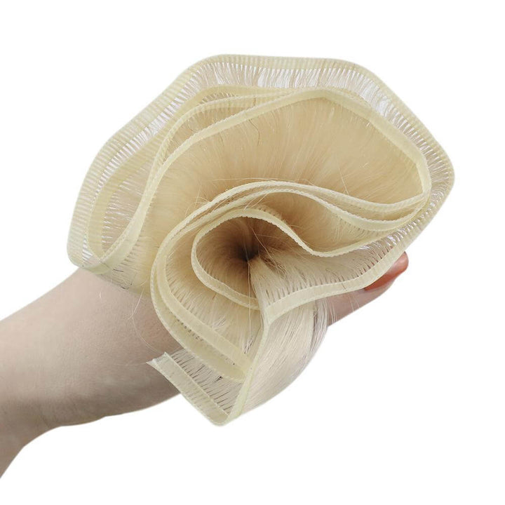 human weft hair extensions weave straight blonde