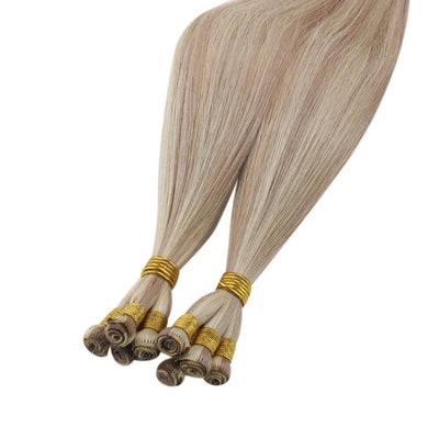 virgin weft hair human sew in hair extensions