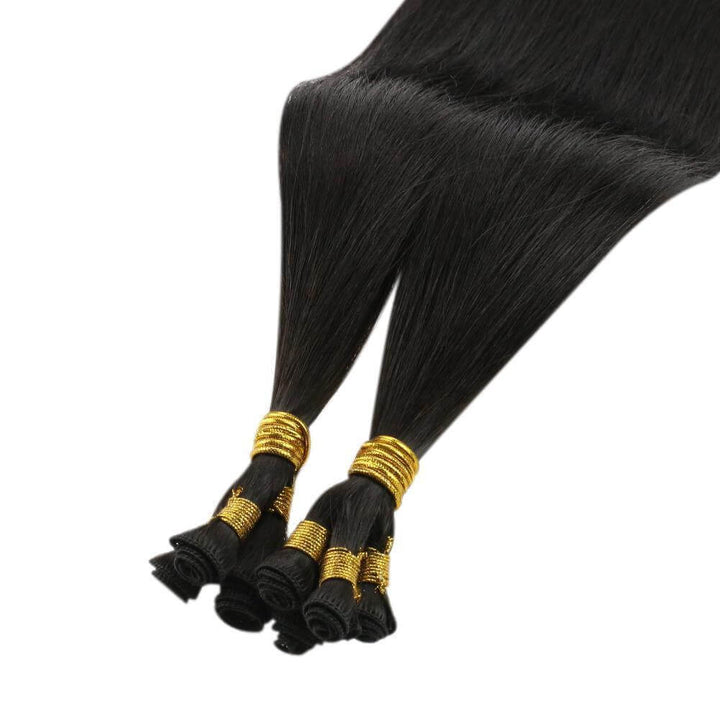 virgin weft hair bundles straight 100% real human hair