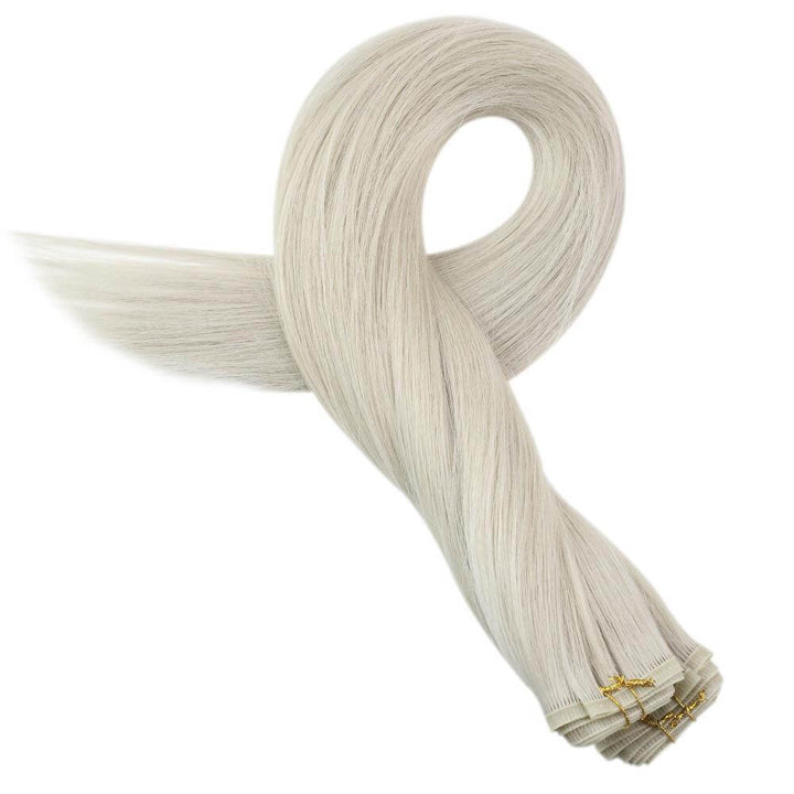 virgin hair weft human sew in hair extensions