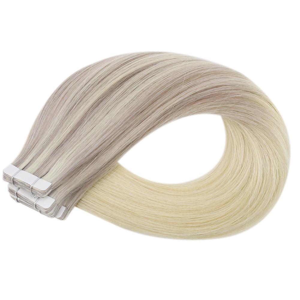 real human virgin tape in hair