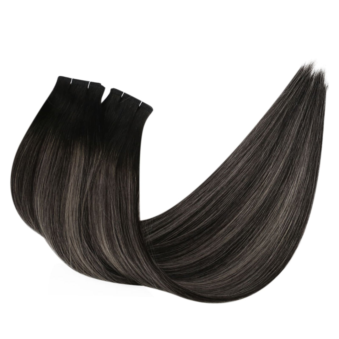 virgin hair weft human real hair extensions