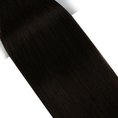 real weave hair Sew-in method used for attaching genius weft extensions
