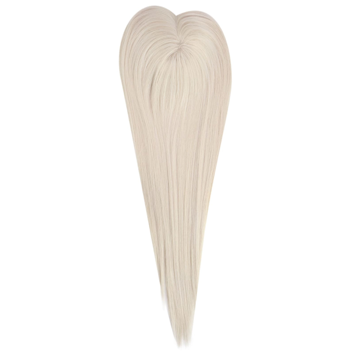 virgin hair topper platinum