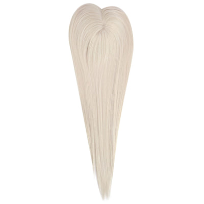 virgin hair topper platinum