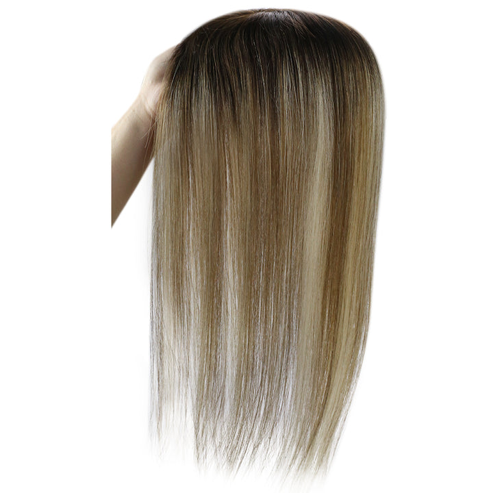 hair topper without bangs