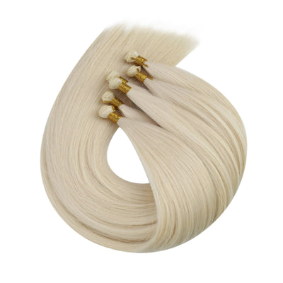 Double drawn genius weft hair with thick ends