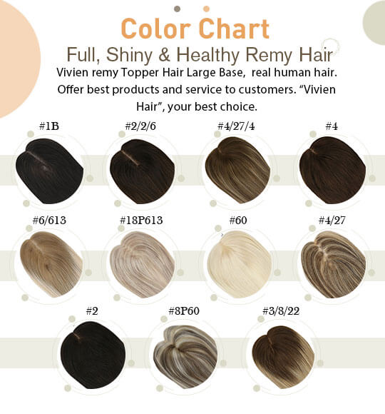highlight color virgin hair topper