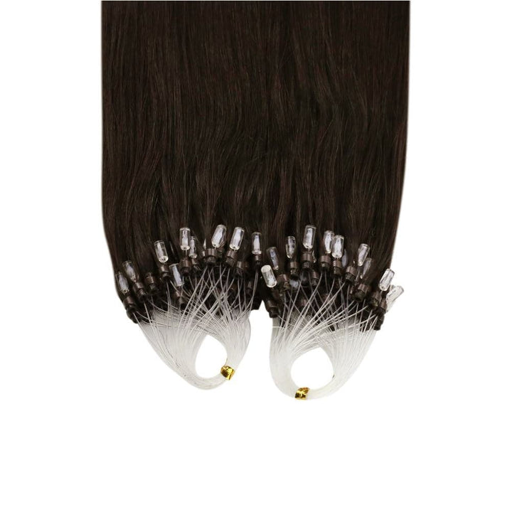 silky straight micro loop hair